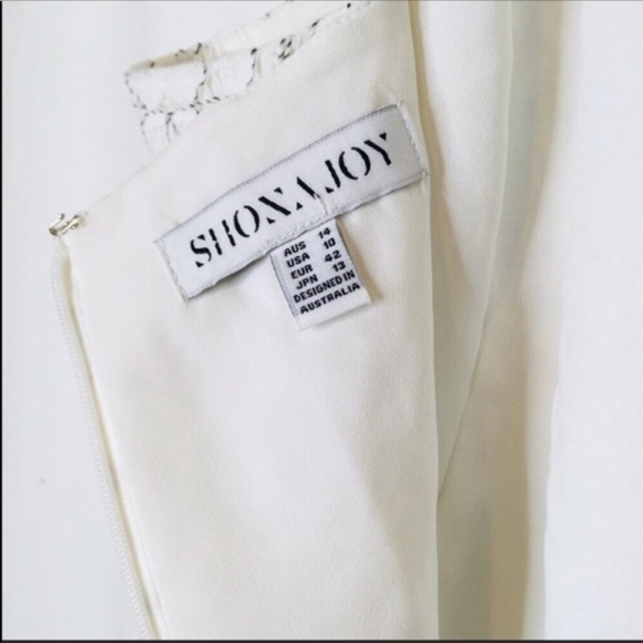 NWT Shona Joy Lace overlay sweetheart dress 10 L - Picture 7 of 8